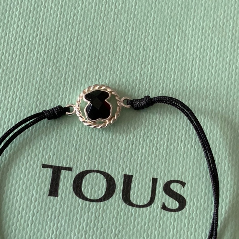 ❤️❤️ SOLD ❤️❤️ Tous Onyx Cord Bracelet - Picture 6 of 7